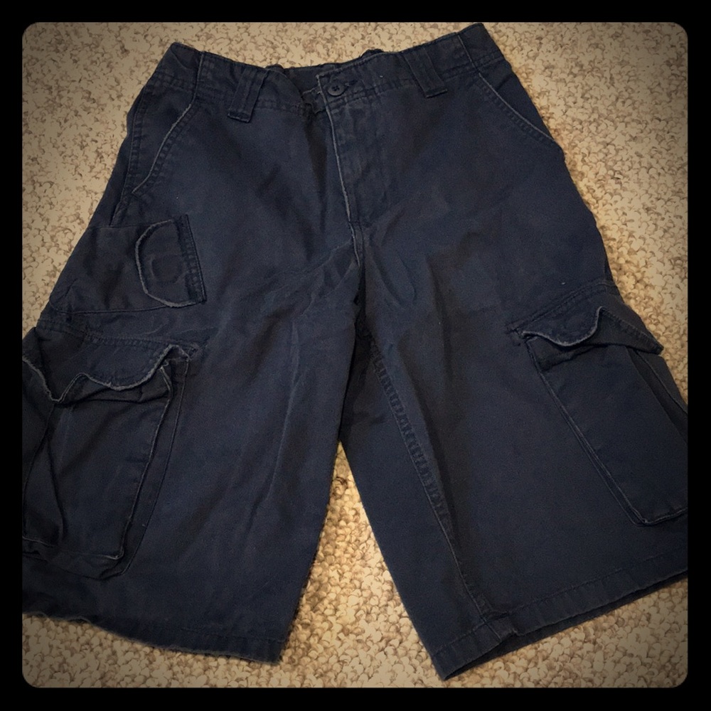 Boys size 12 navy blue shorts